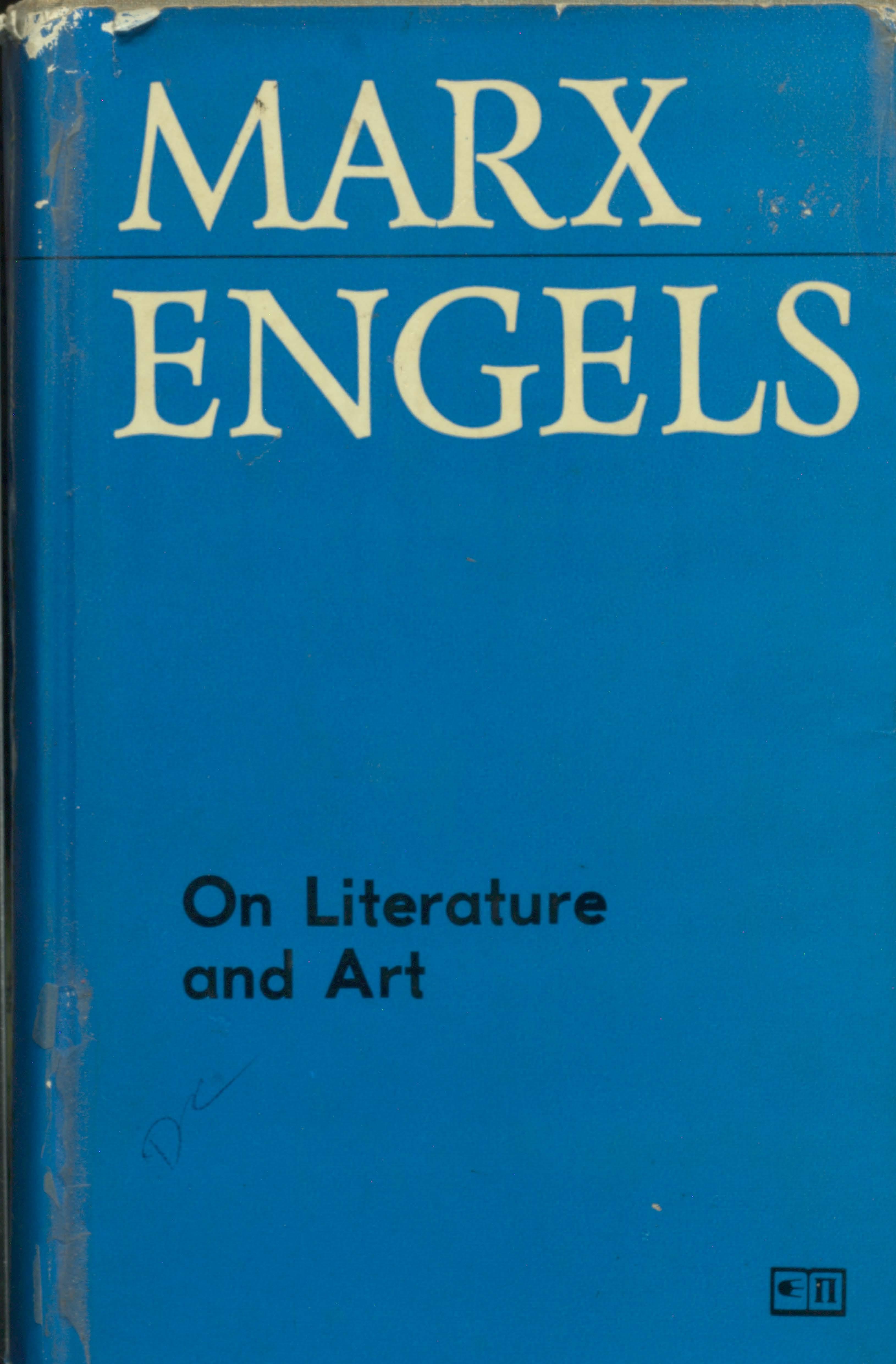 Marx Engels On Literatures And Arts