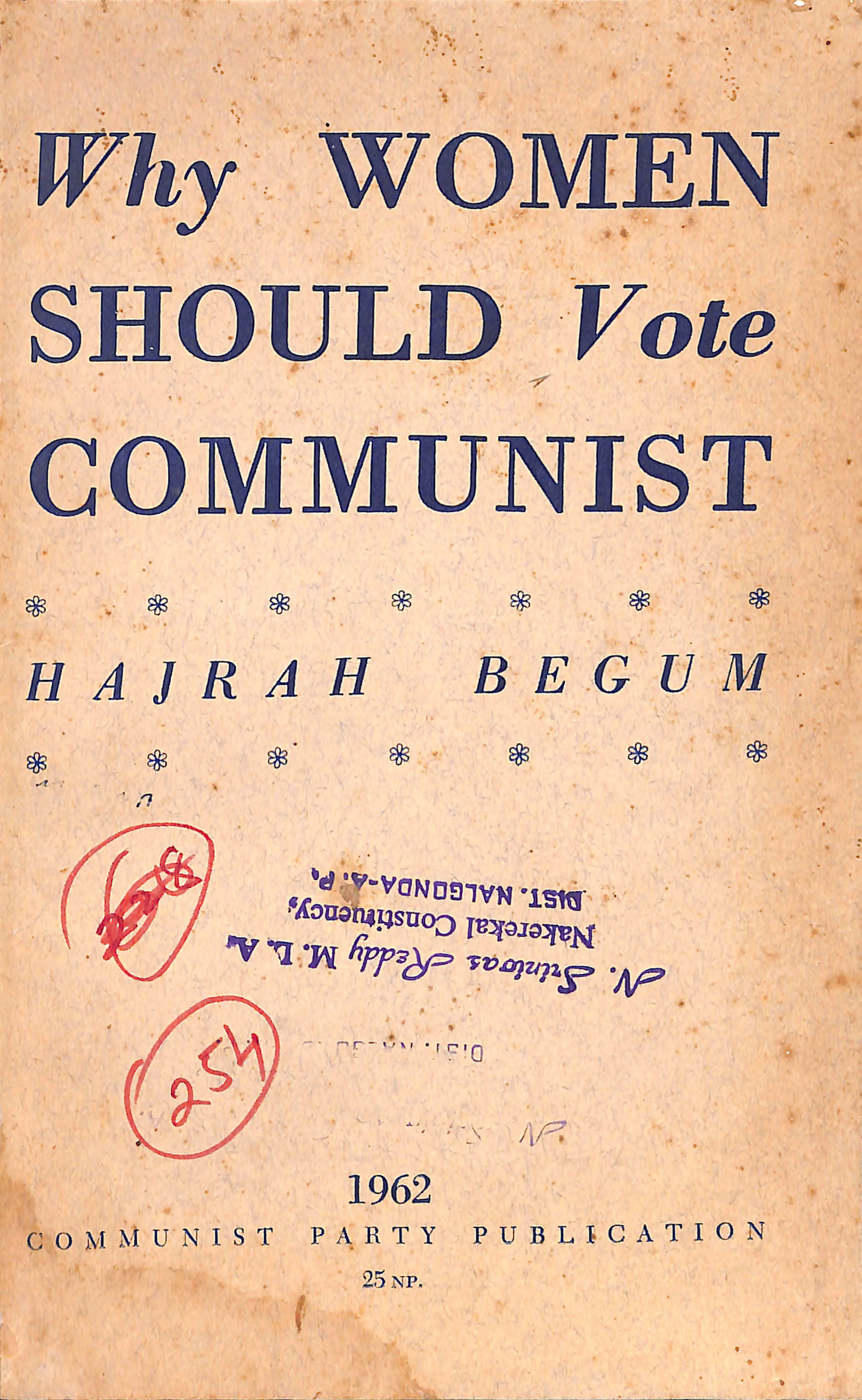 why women shold vote communist
