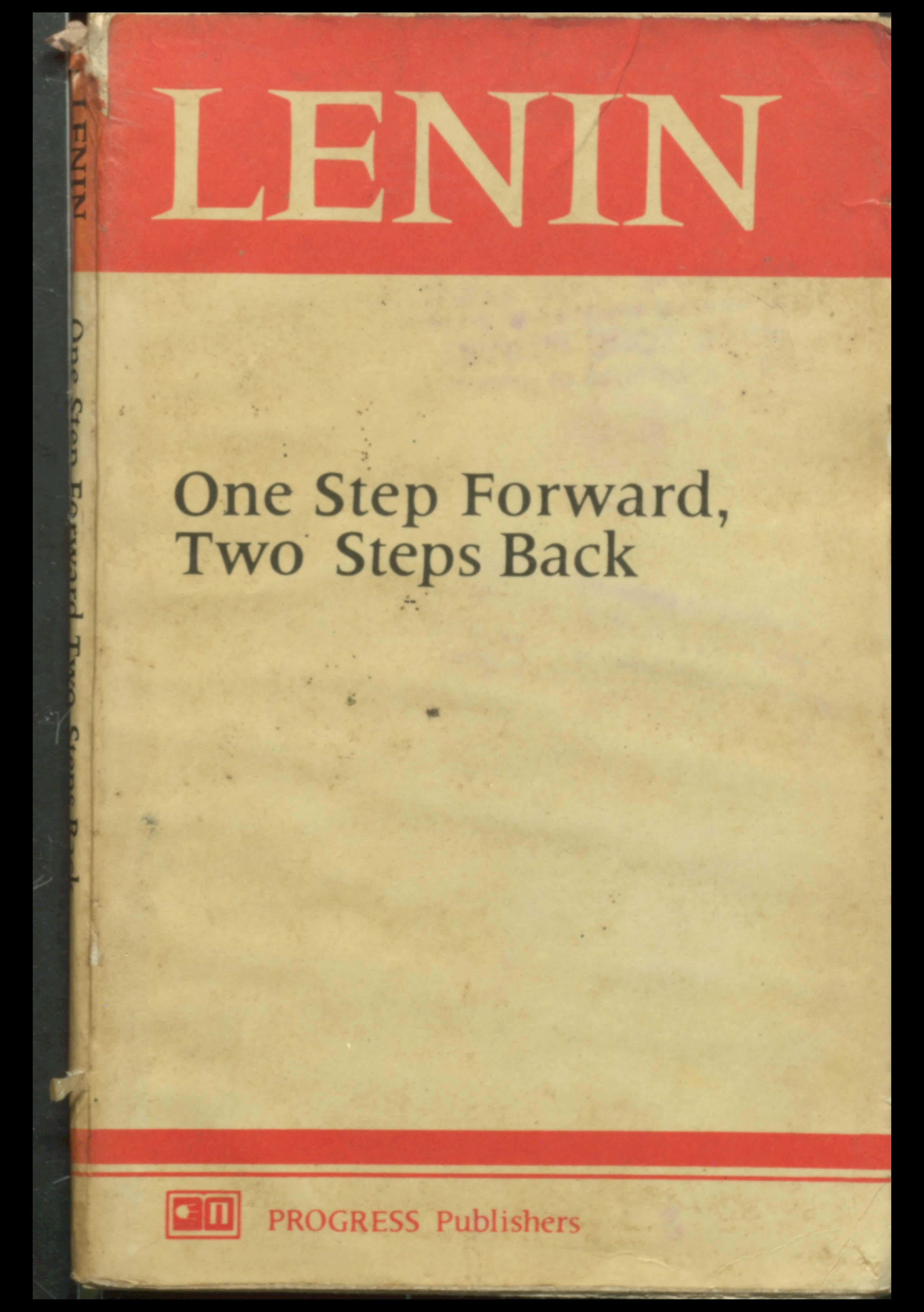 LENIN one step forward, two steps back