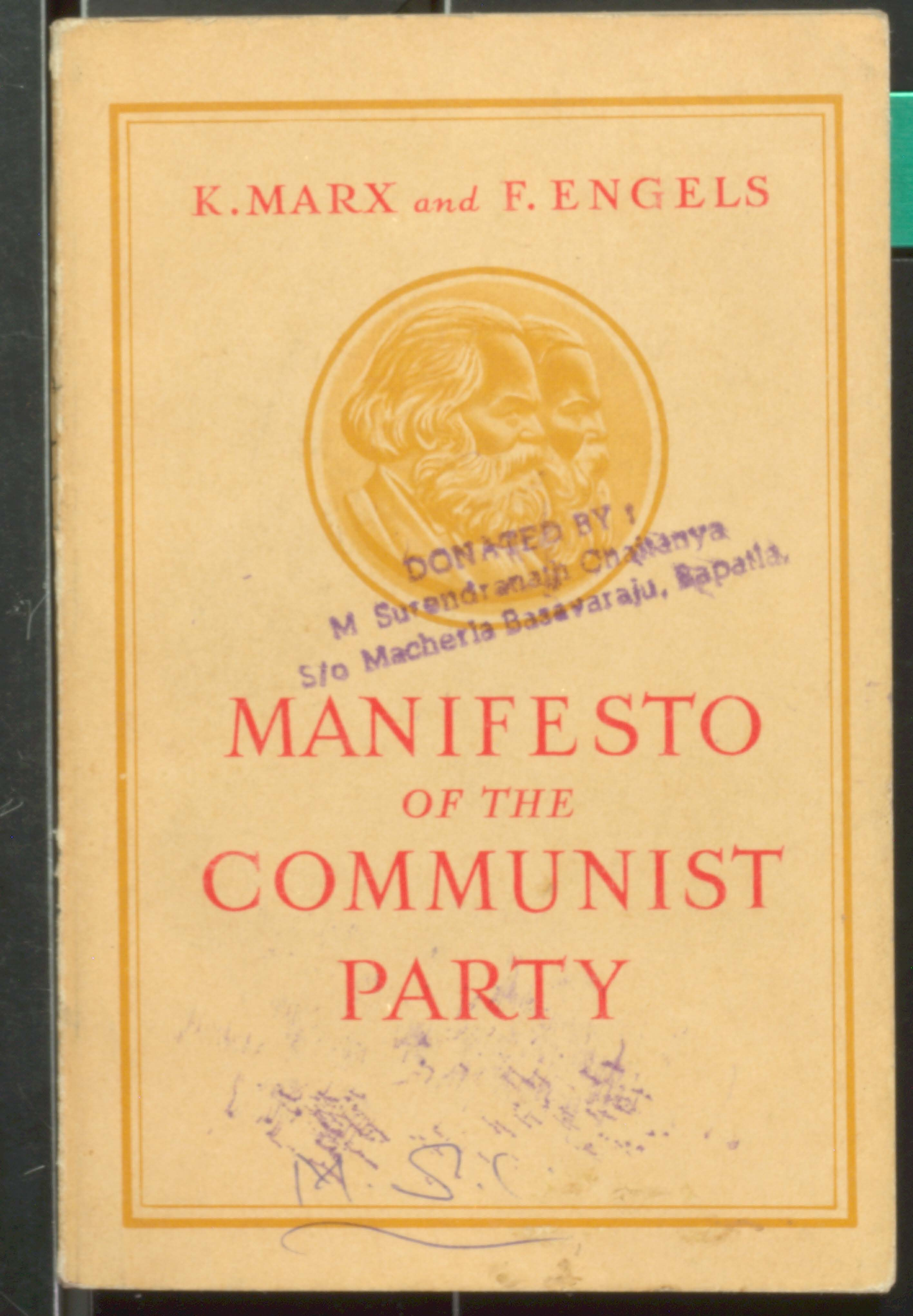 Manifes to of the communist party