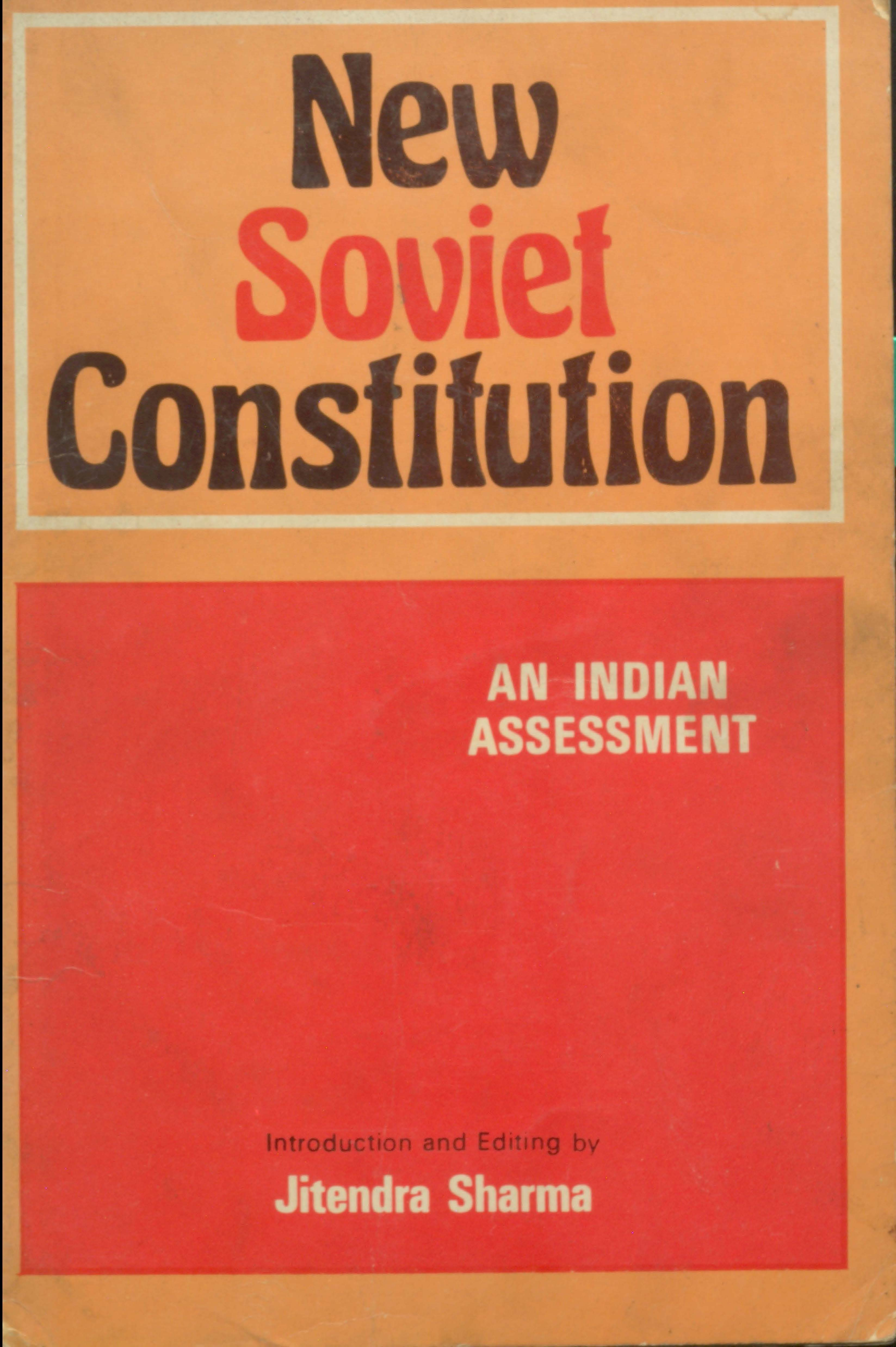 New soviet constitution
