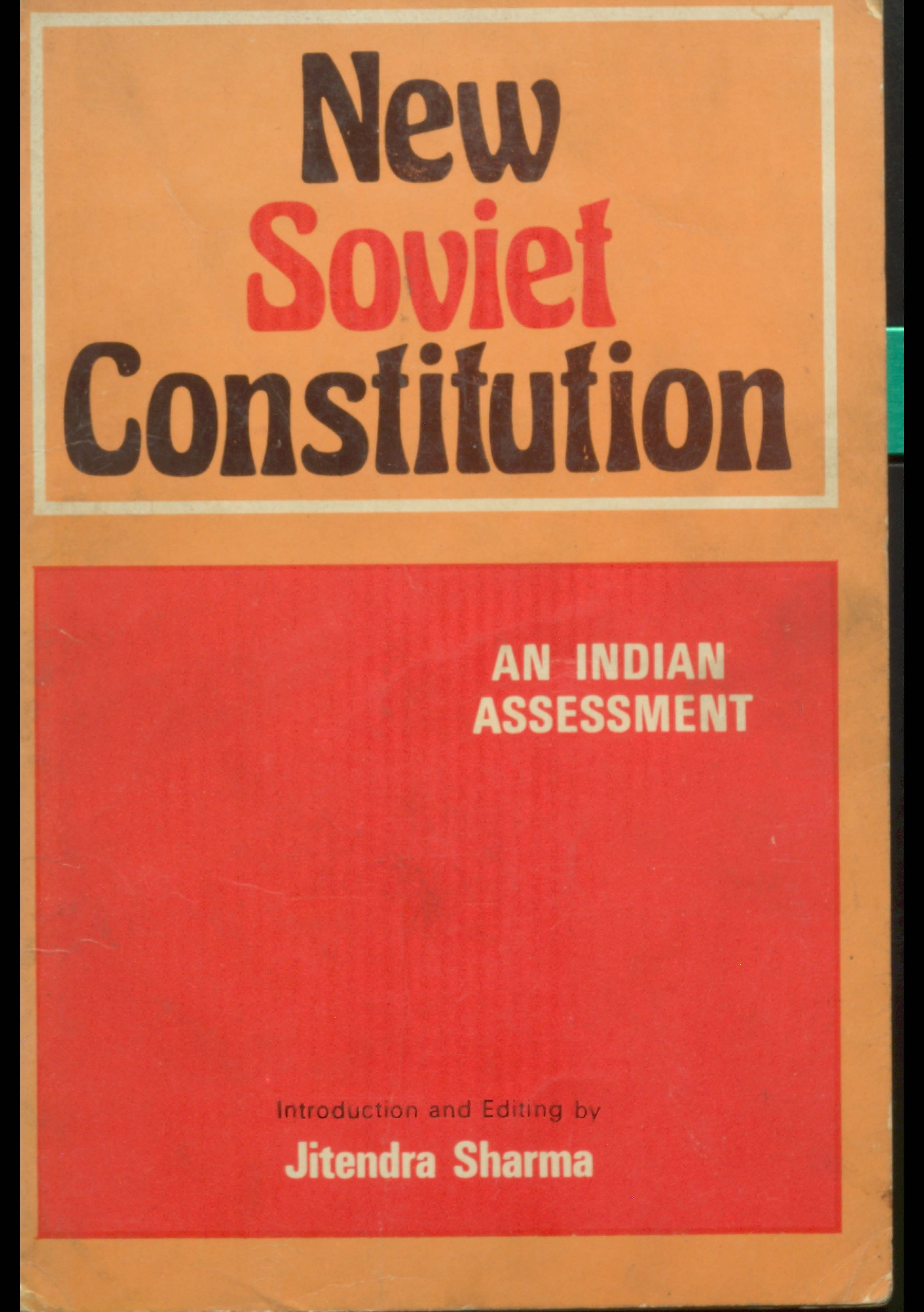 New soviet constitution