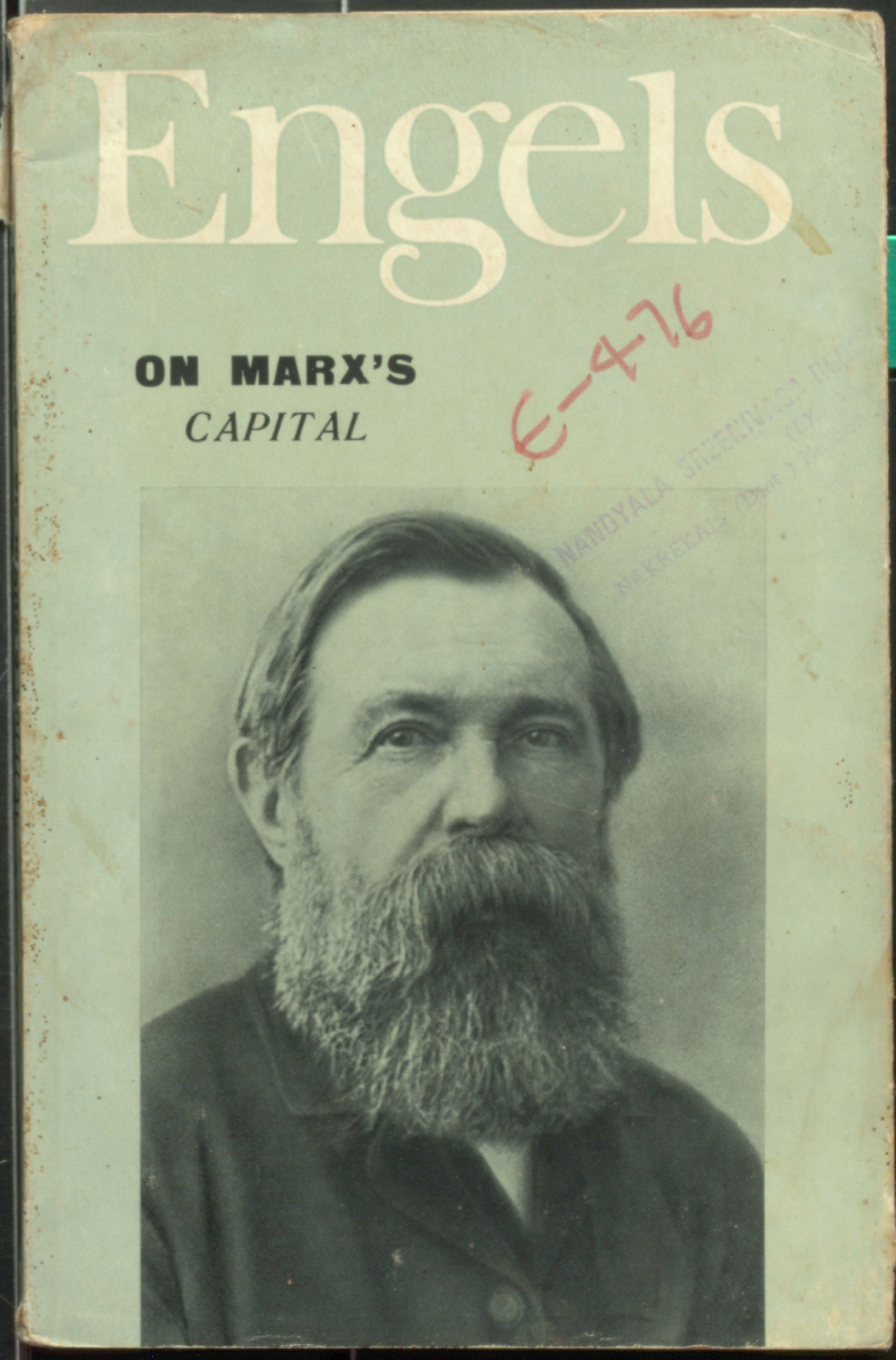 Engels  on Marxs Capital