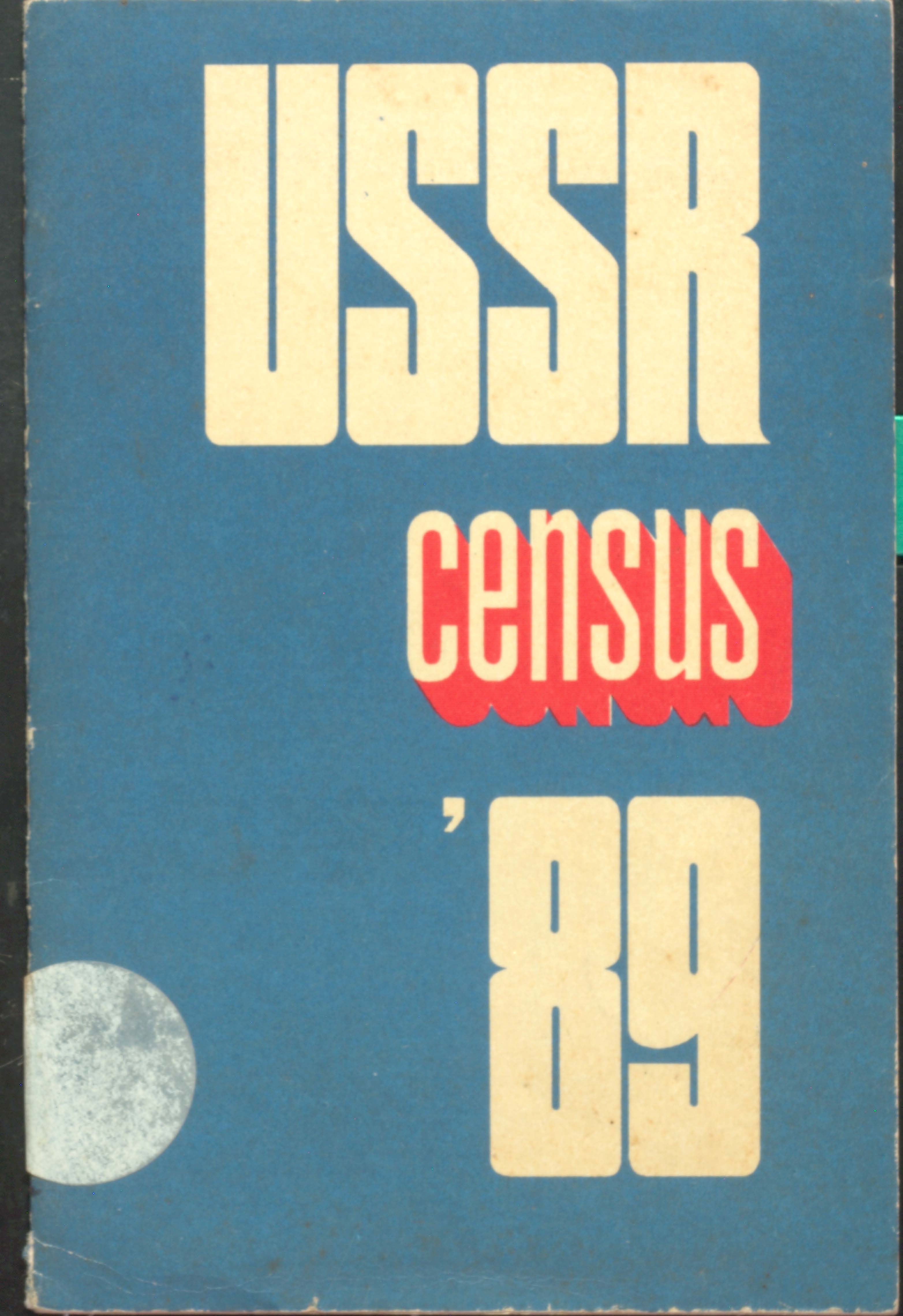 USSR census'89
