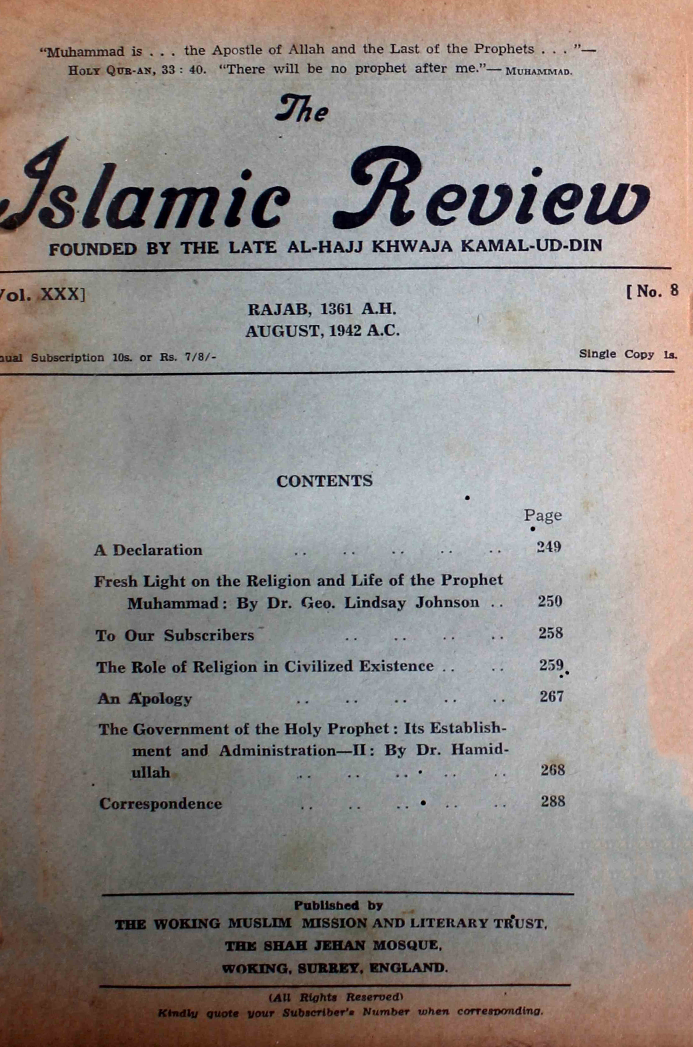 The-islamic-review-shumara-number-008-m-abdul-majid-m-aftabuddin-ahmad-magazines-1
