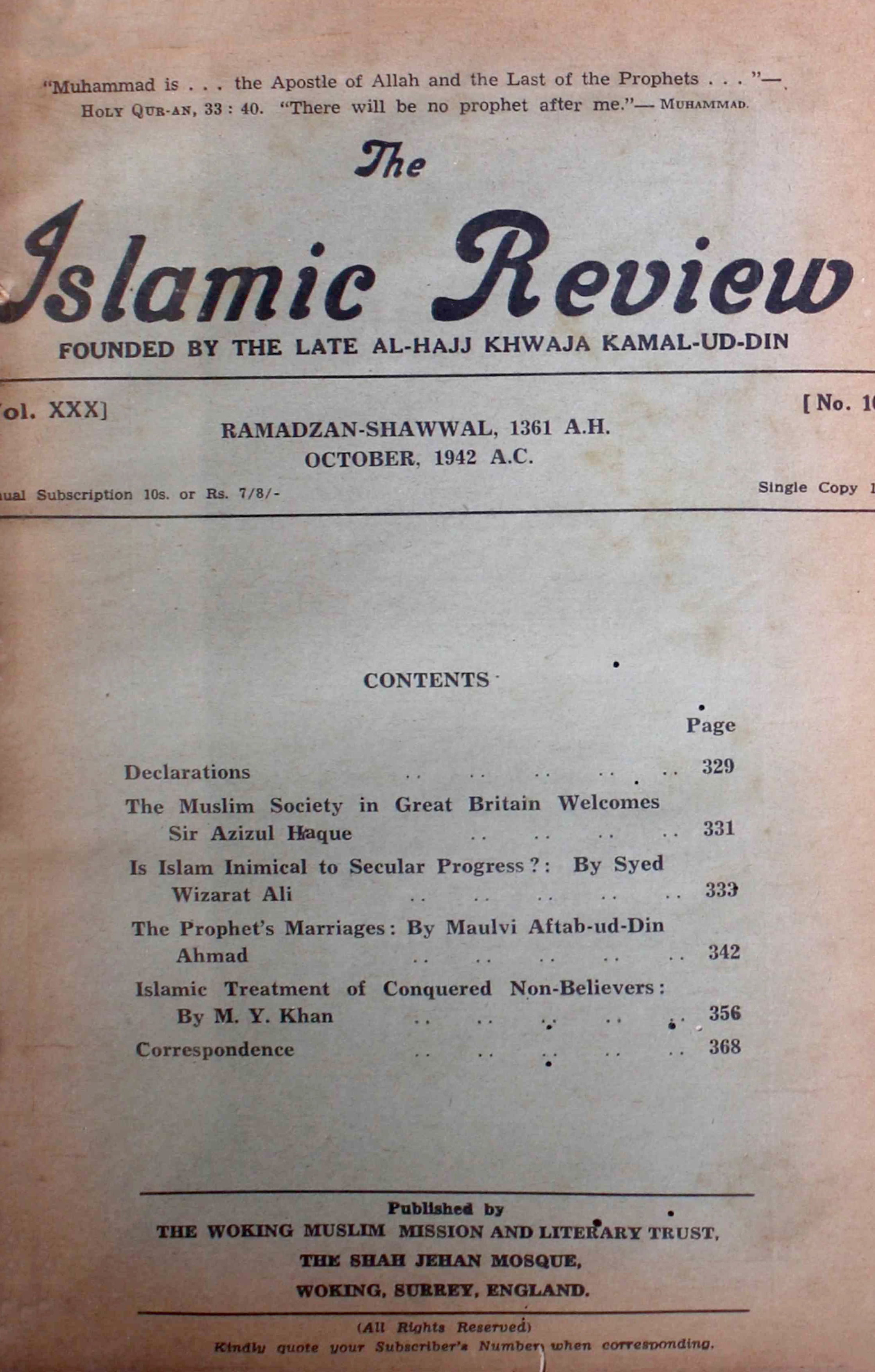 The-islamic-review-shumara-number-010-m-abdul-majid-m-aftabuddin-ahmad-magazines-1