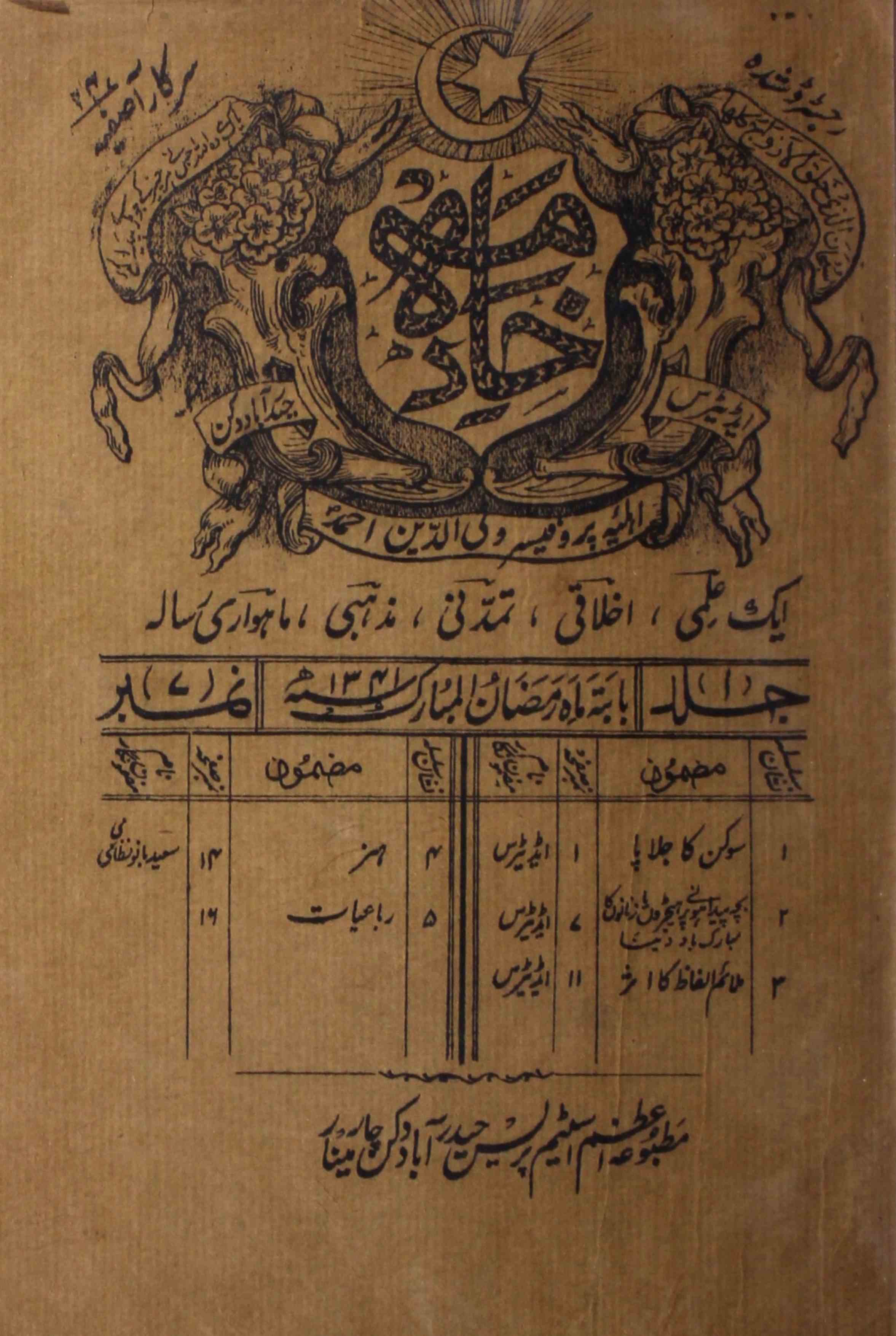 khadima-sumarah-number-007-ahliya-prof-waliuddin-ahmad-magazines